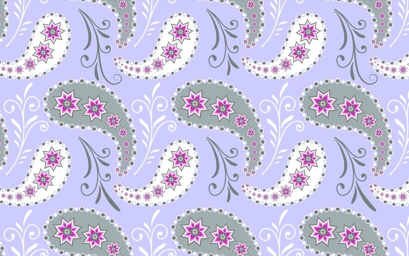 purple paisley pattern