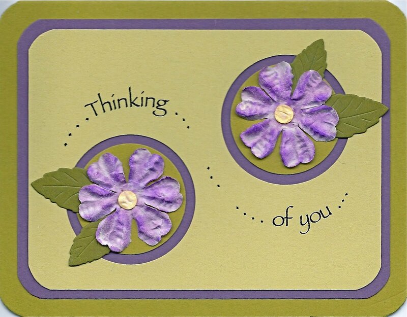 Purple Paper Flowers