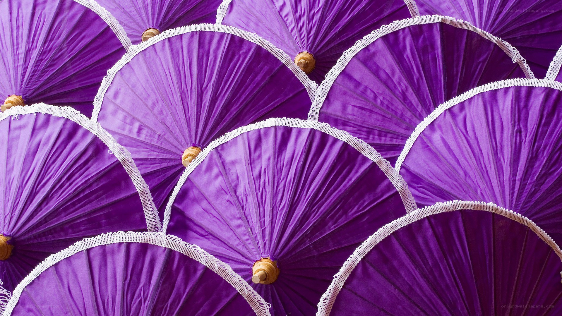 Purple parasol pattern