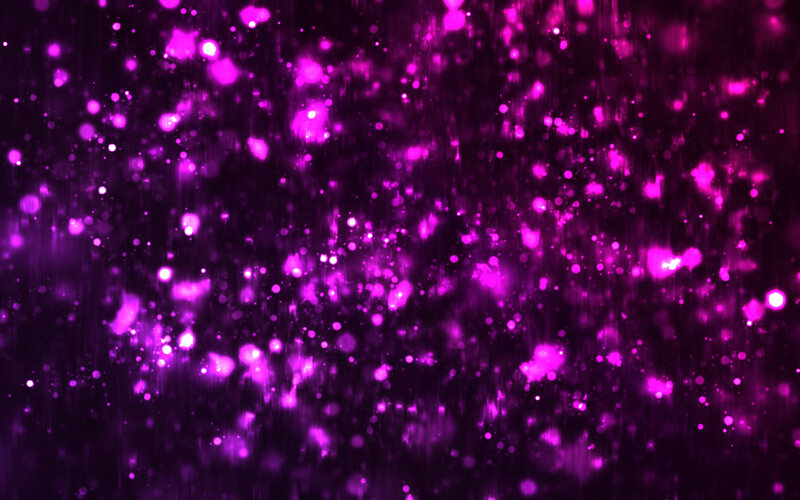 purple particle animation