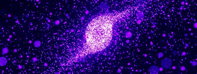 Purple Particle Explosion — Energetic