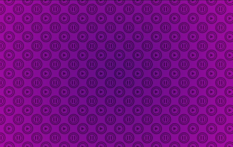 Purple Pattern with Icons