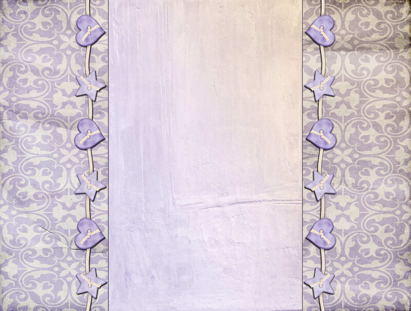 purple patterned border design