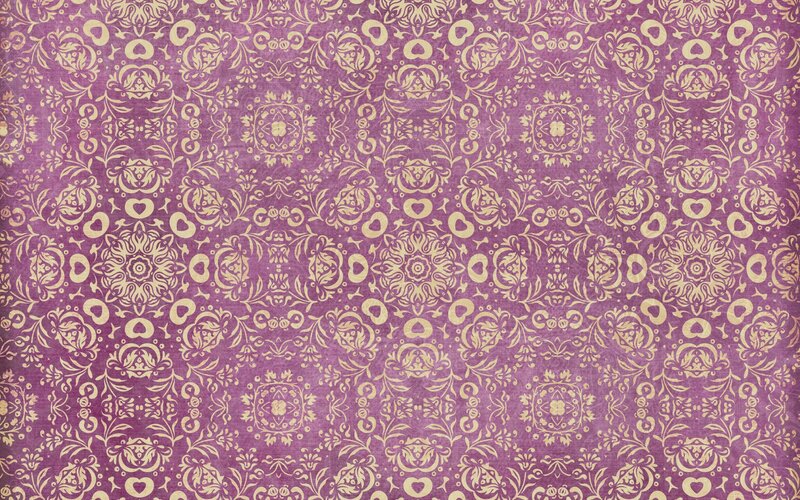 Purple Patterned Wallpaper — Ornate