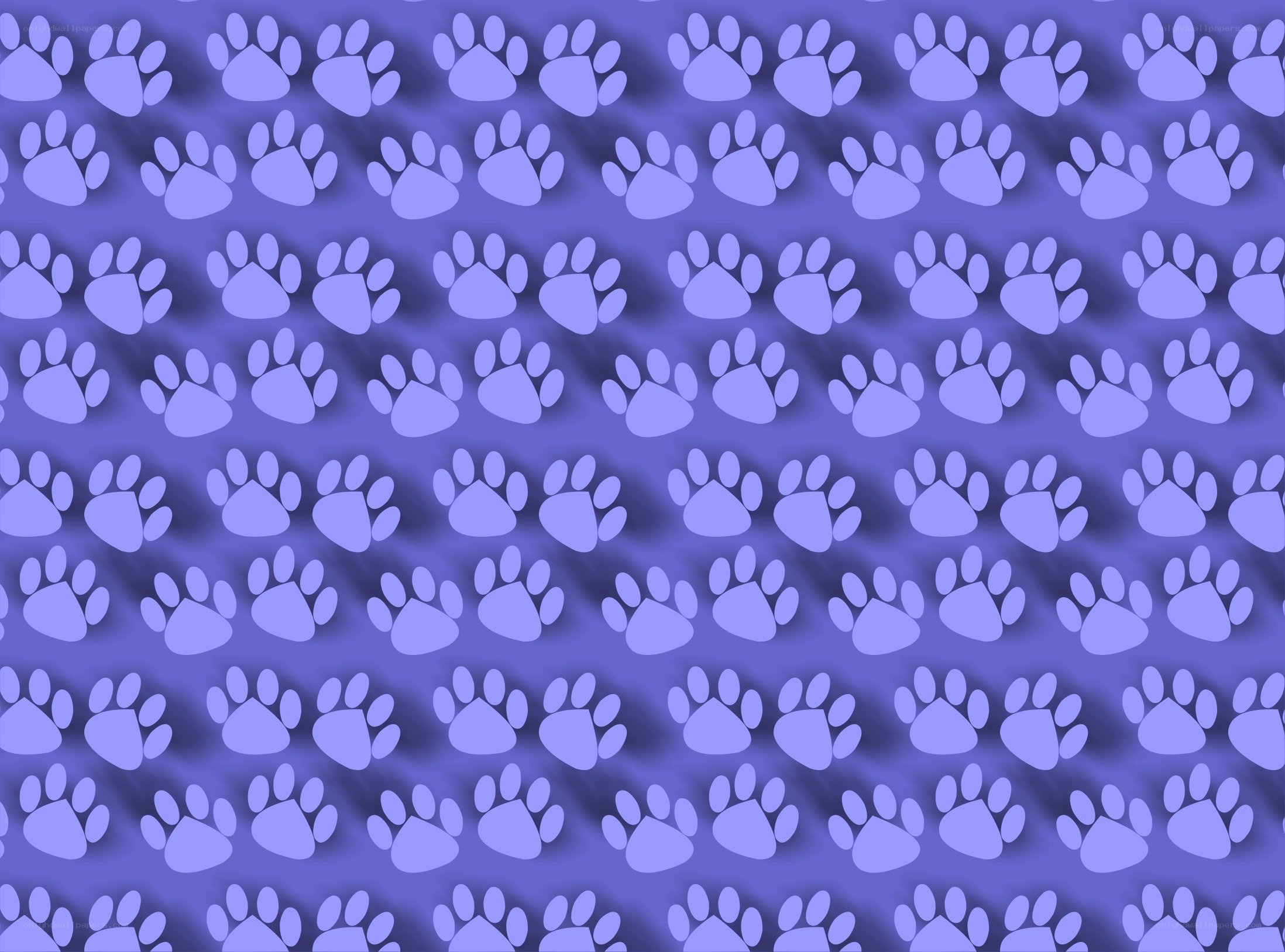 purple paw print pattern