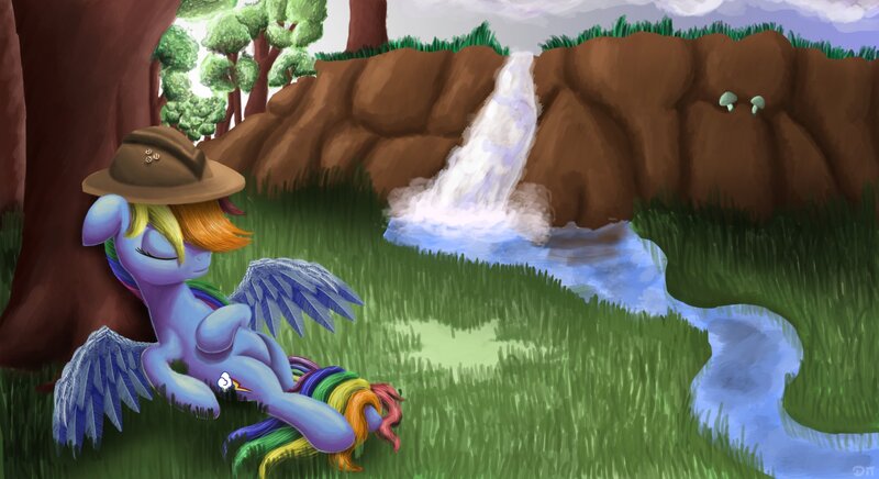 Purple Pegasus Pony — Green