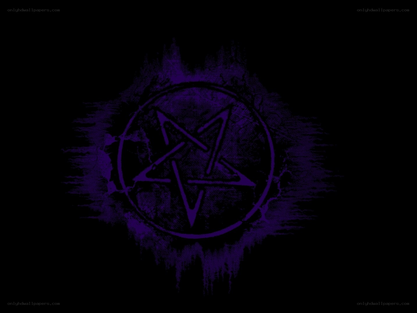 purple pentagram symbol