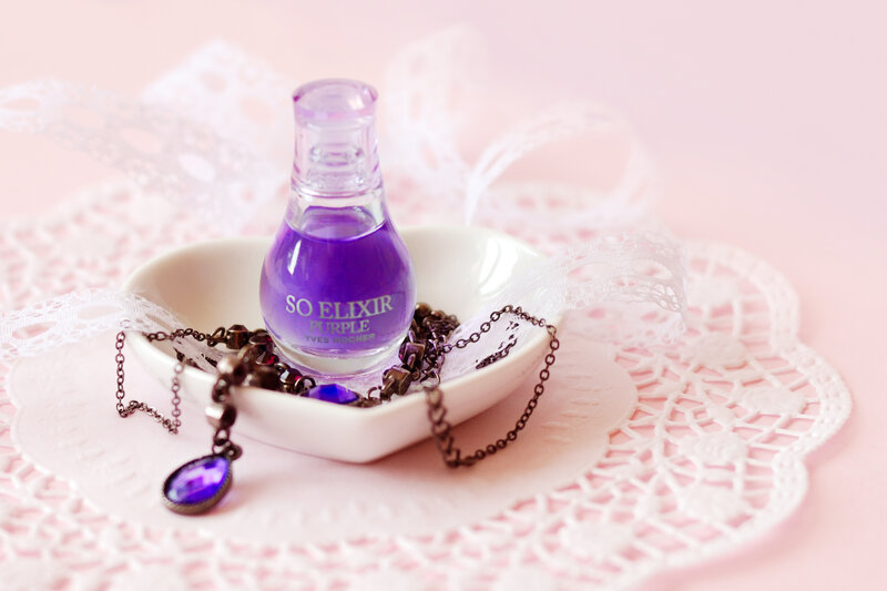 Purple Perfume Bottle — Soft