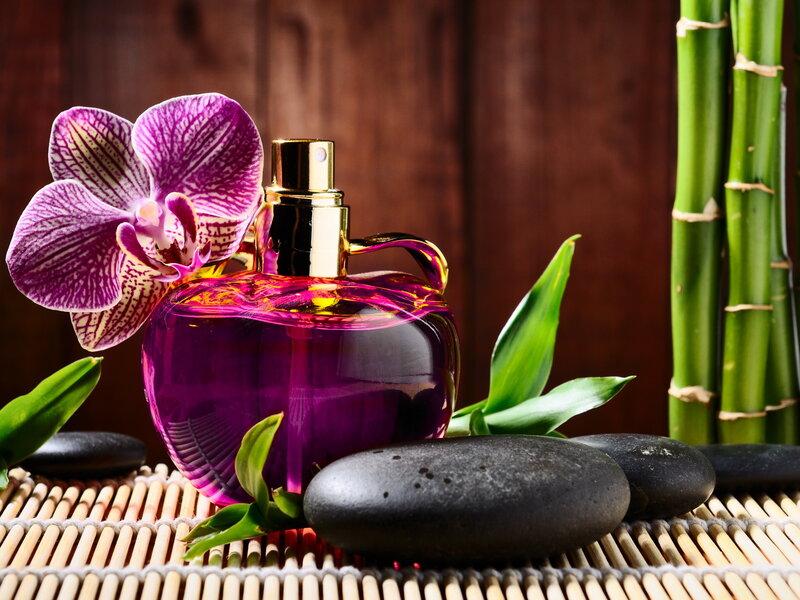 Purple Perfume Bottle
