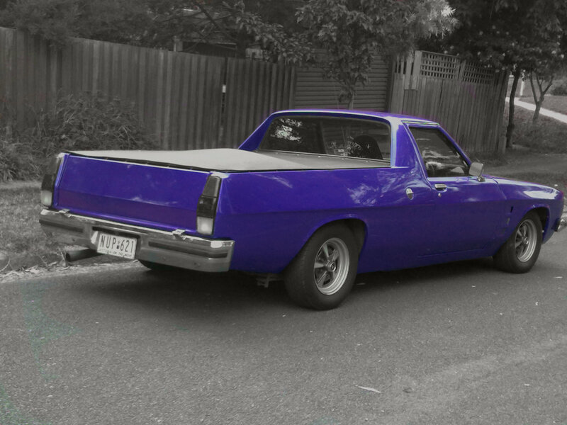 Purple Pickup Truck — Calm