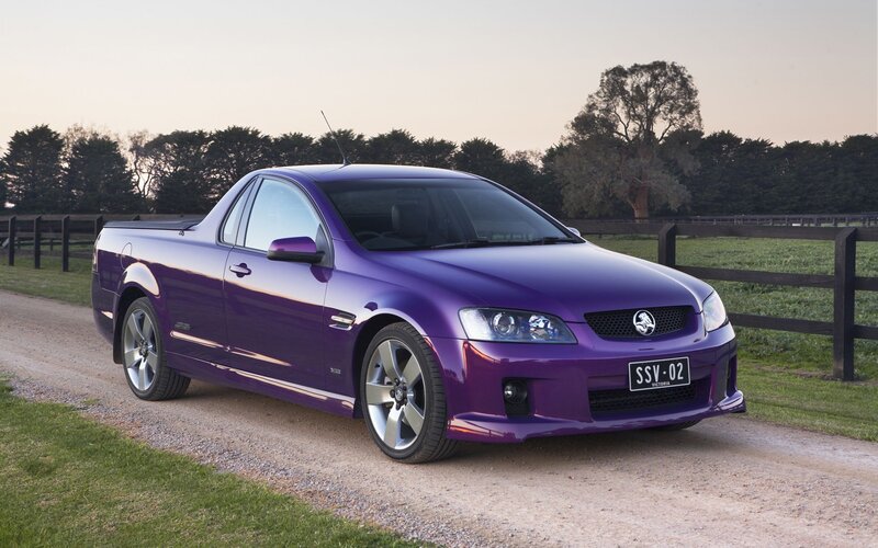 Purple Pickup Truck — Serene