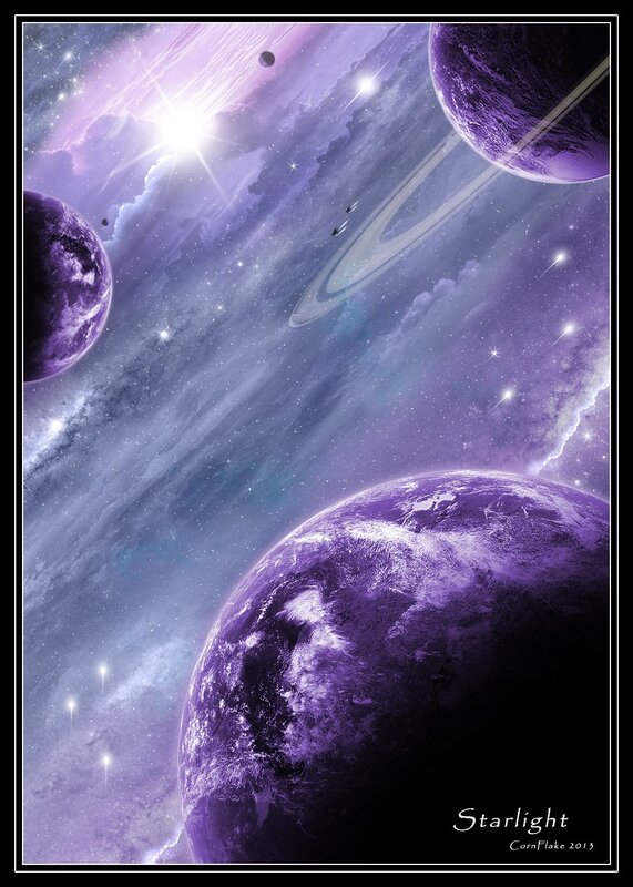 Purple Planets in Starlight
