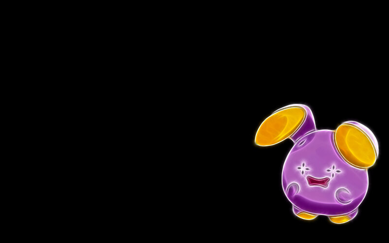 Purple Pokémon with glowing outline