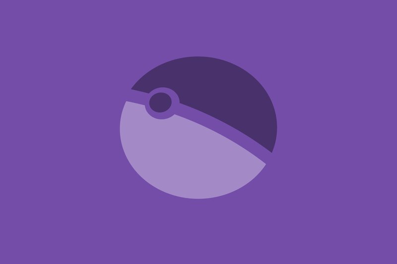 Purple Pokeball