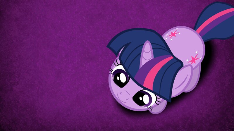 Purple Pony Character — Calm