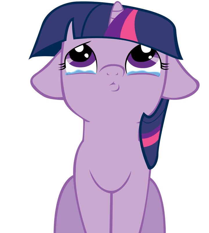 Purple Pony Crying