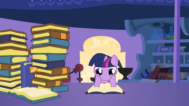 Purple Pony Reading Book — Calm, Night