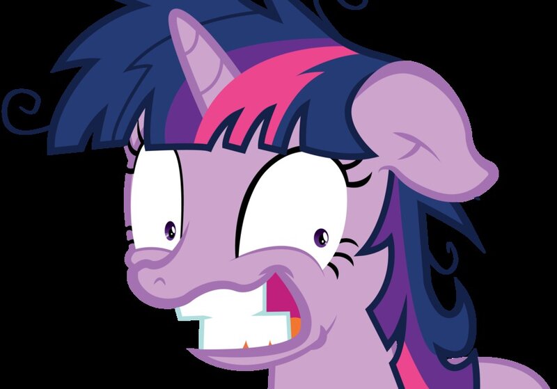 Purple Pony with Blue Mane