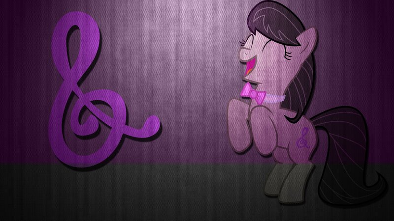 Purple Pony with Bowtie