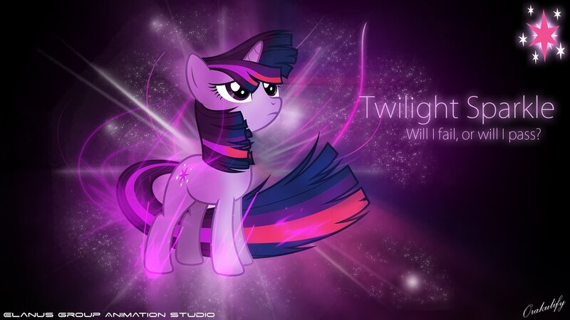 Purple Pony with Dark Mane — Dramatic