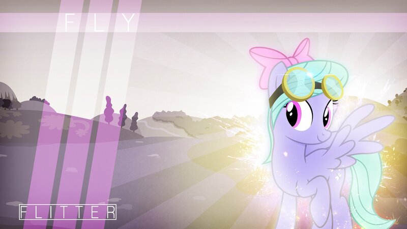 Purple Pony with Goggles