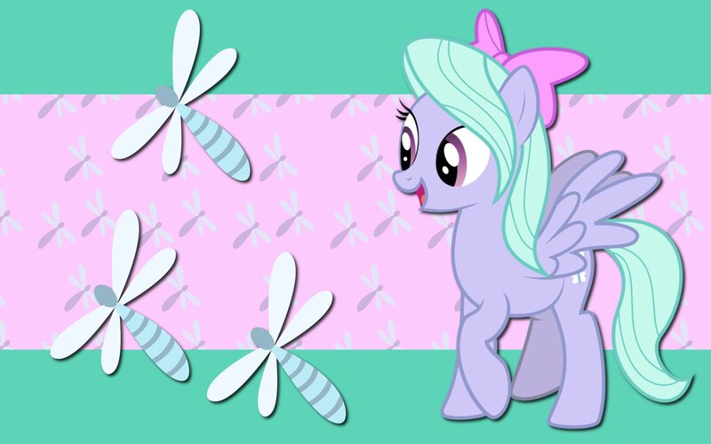 Purple Pony with Green Hair