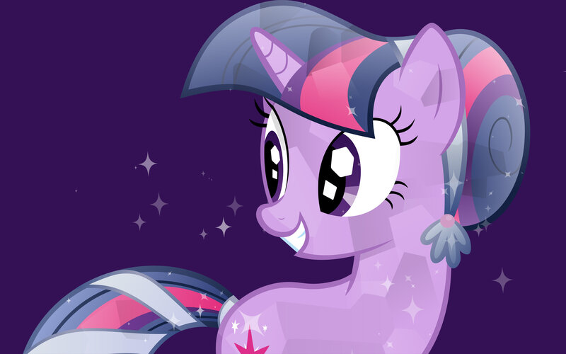 Purple Pony with Horn
