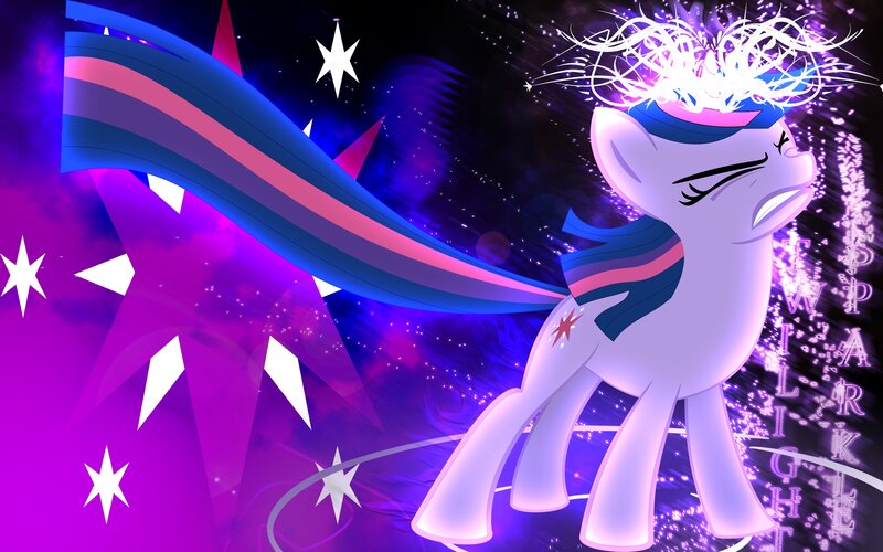 Purple Pony with Magic