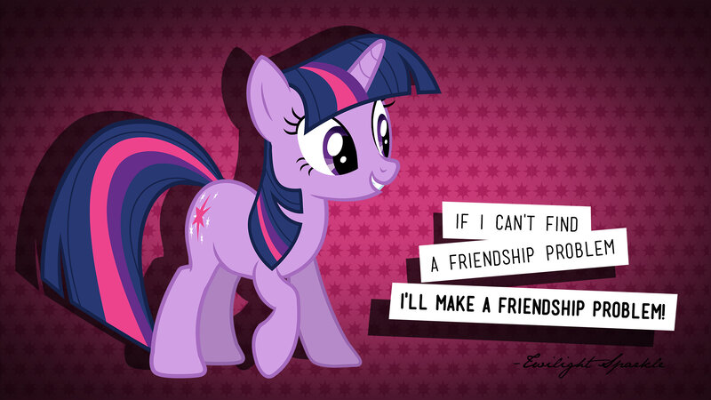 Purple Pony with Rainbow Mane