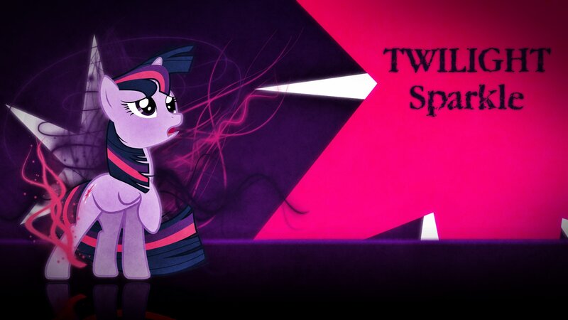 Purple Pony with Star Cutie Mark — Dramatic, Night, Digital Art