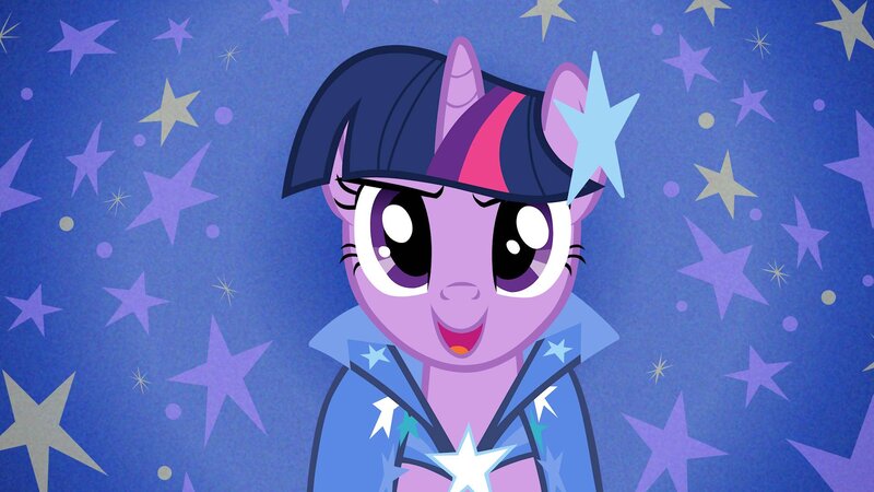 Purple Pony with Star Hat
