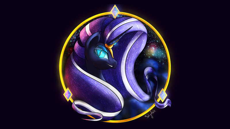 Purple Pony with Starry Mane