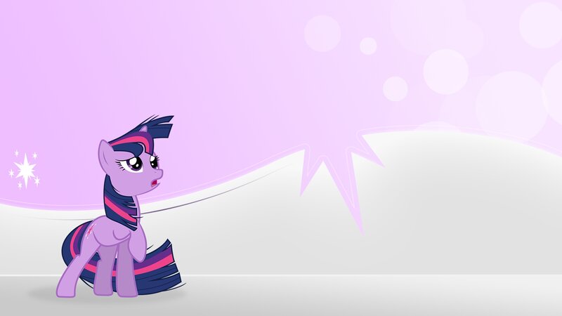 Purple Pony with Striped Mane