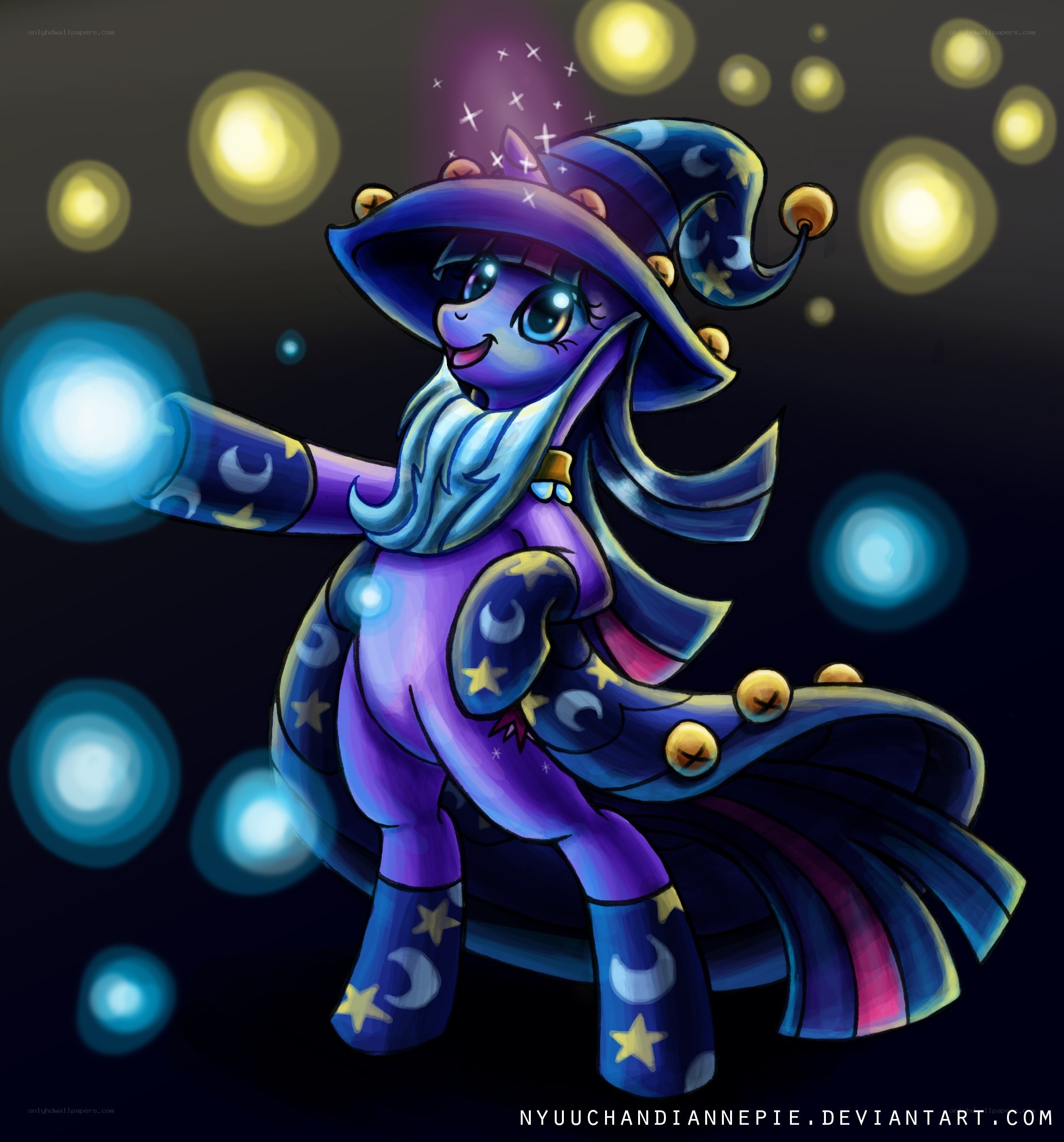 purple pony wizard