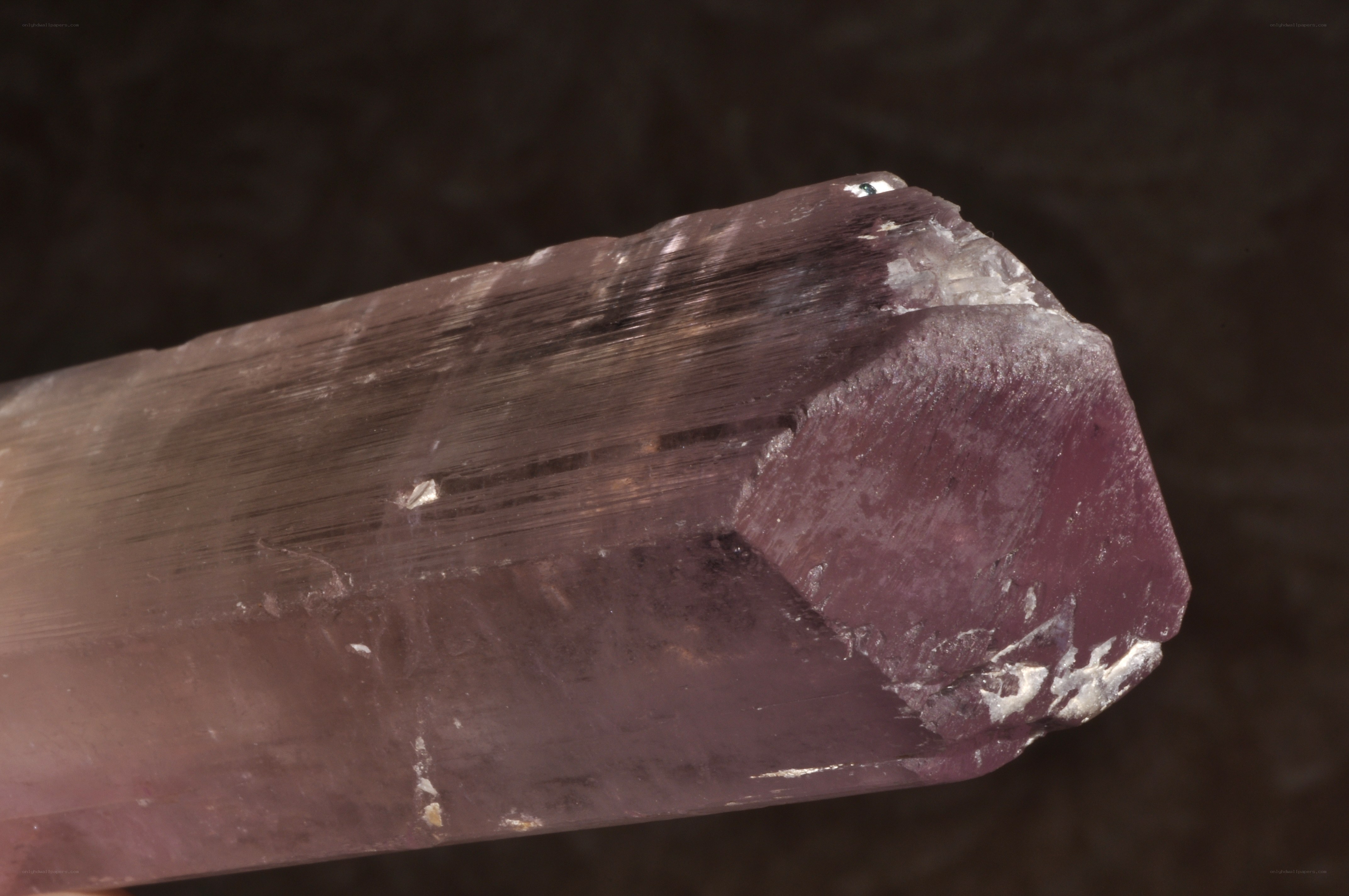 purple quartz crystal