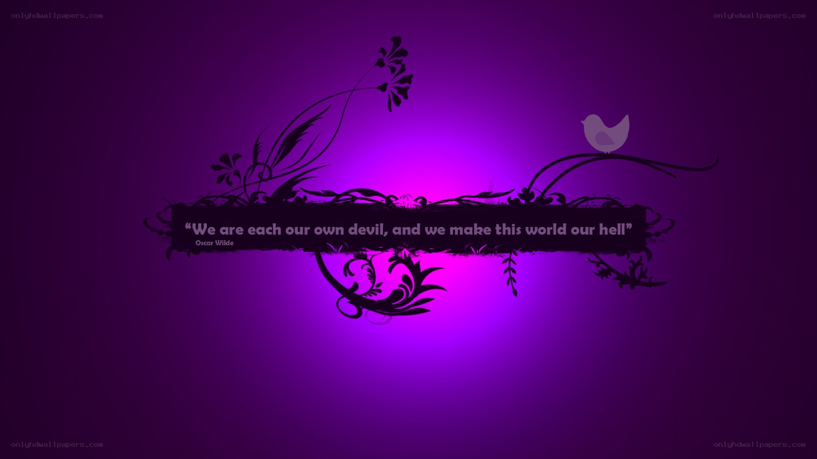 Purple quote background
