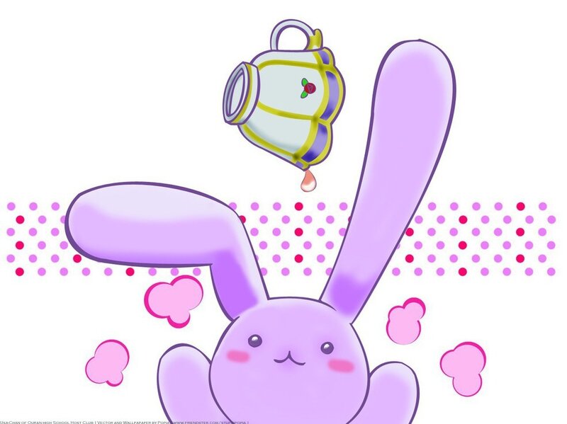 Purple Rabbit Character — Cute, Playful