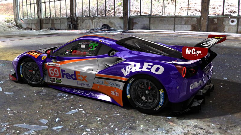 Purple Race Car — Abandoned