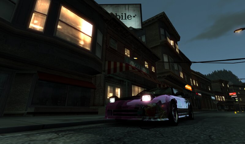 Purple Race Car — Dark