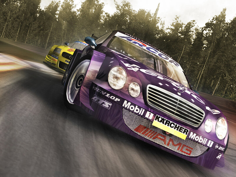 Purple Race Car — Dynamic, Afternoon