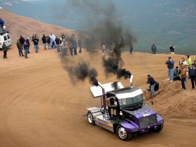 Purple Race Truck