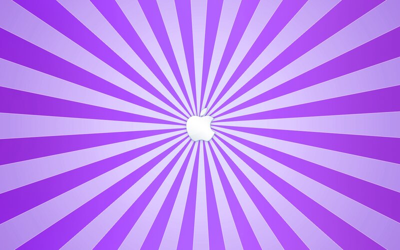 purple radial apple logo