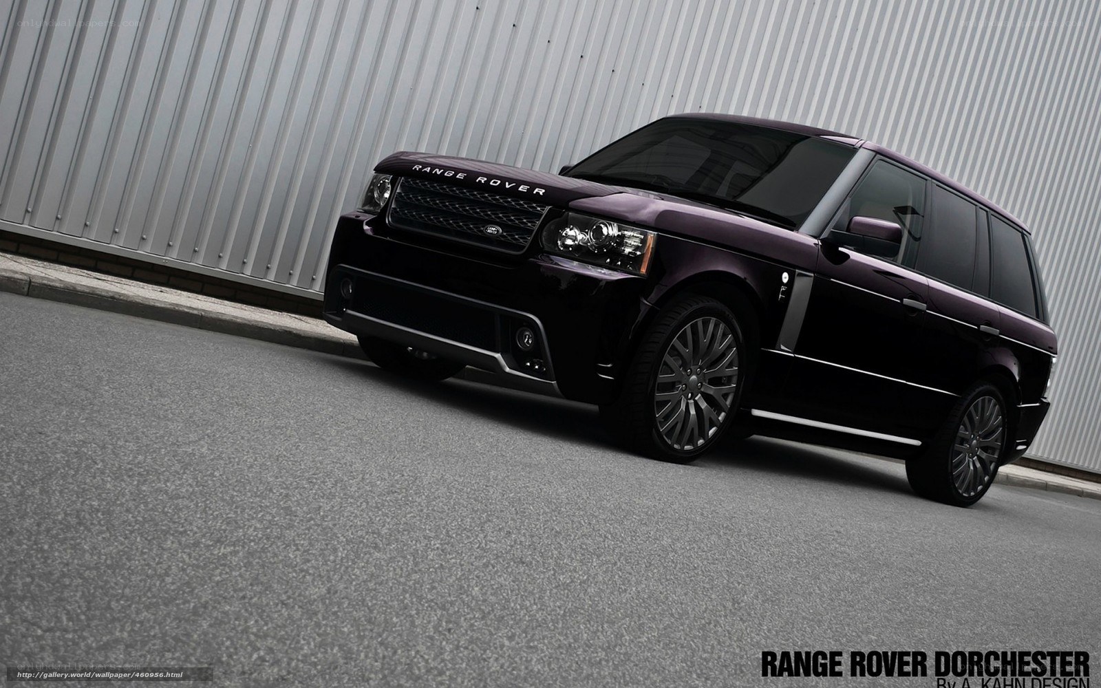 Purple Range Rover Dorchester