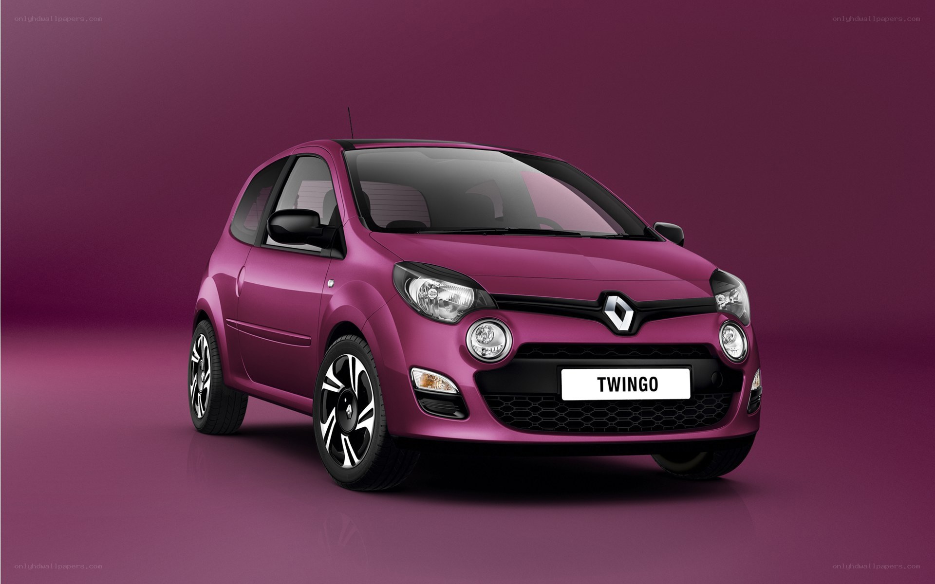 Purple Renault Twingo car