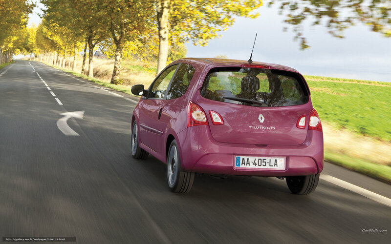 Purple Renault Twingo