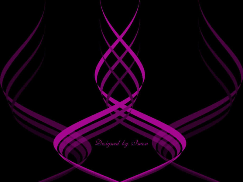 purple ribbon design