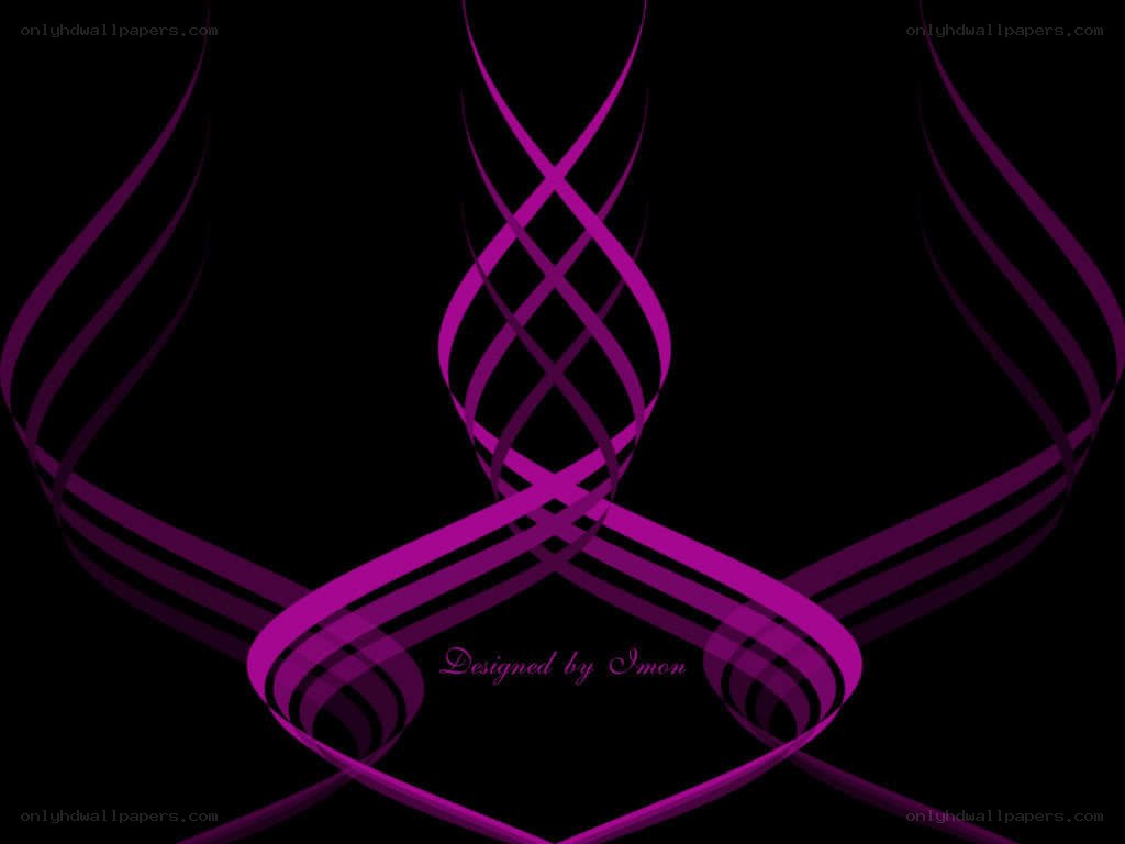 purple ribbon design