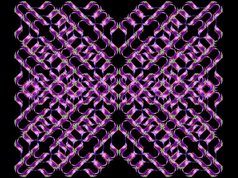 Purple Ribbon Pattern