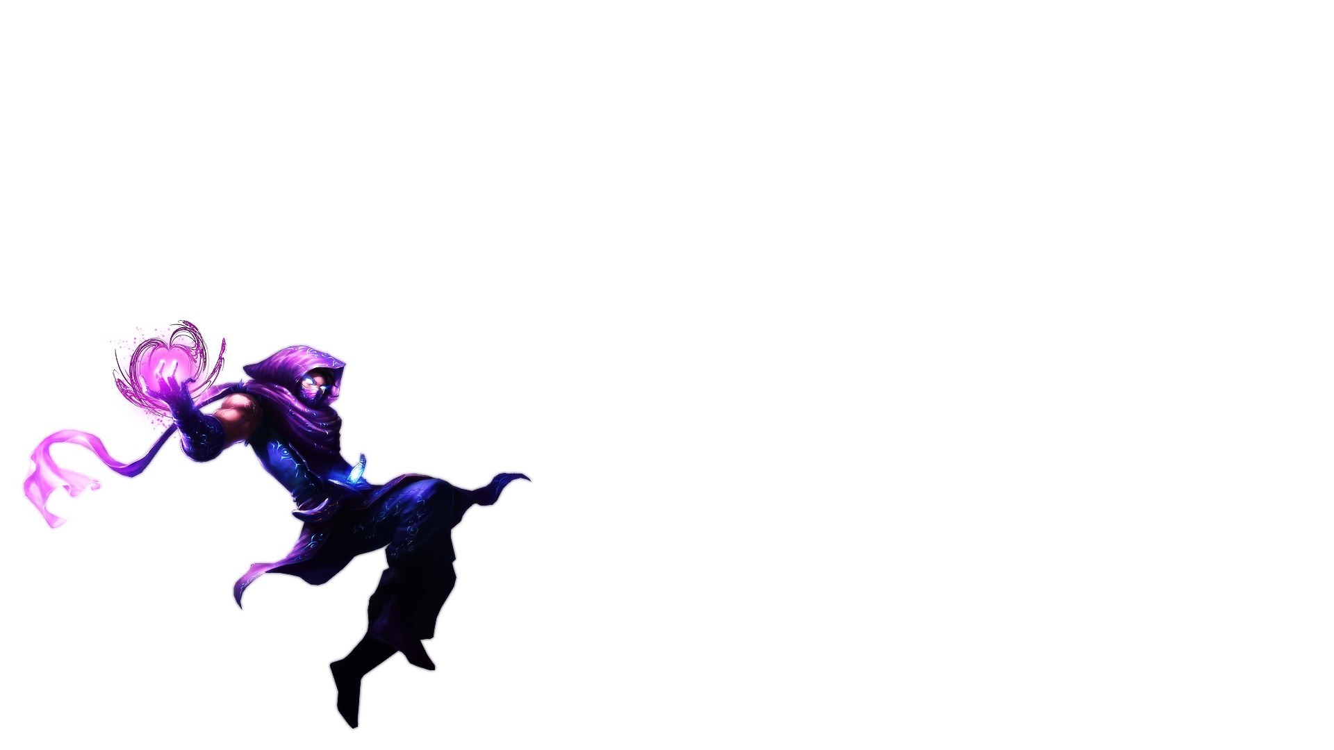 purple-robed mage in action