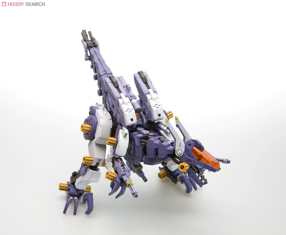 purple robotic dinosaur model
